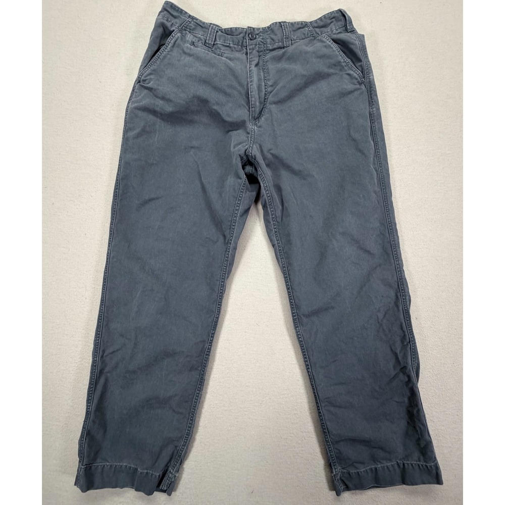 American Eagle Chino Pants Mens 34x32 Good Blue Utility Cotton Canvas